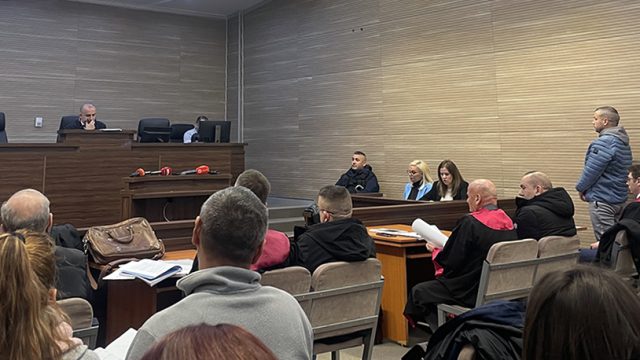 Detalj sa ročišta Milenkoviću i ostalima u Prištini (Foto Kim)