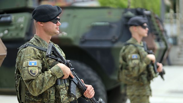 Pripadnici KBS-a. maj 2023. godine (Foto Kabinet premijera Kosova)