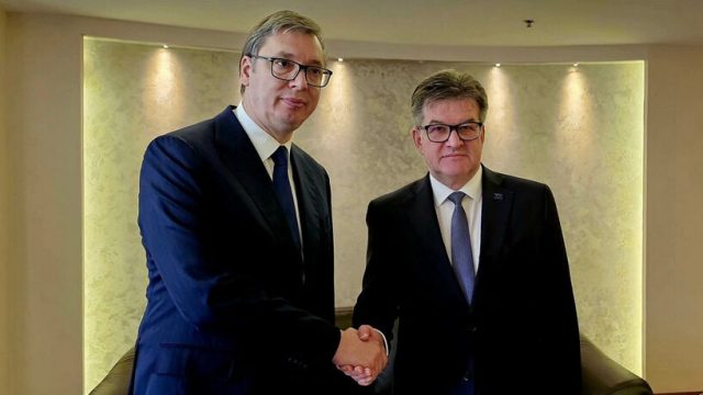 Aleksandar Vučić i Miroslav Lajčak (Foto InstagrambuducnostsrbijeAV)