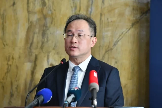 Ambasador Kine u Beogradu Li Ming (Foto Beta/MILAN ILIC)
