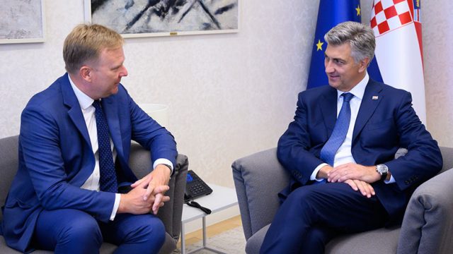 Peter Sorensen i Andrej Plenković (Foto X, Peter Sorensen)