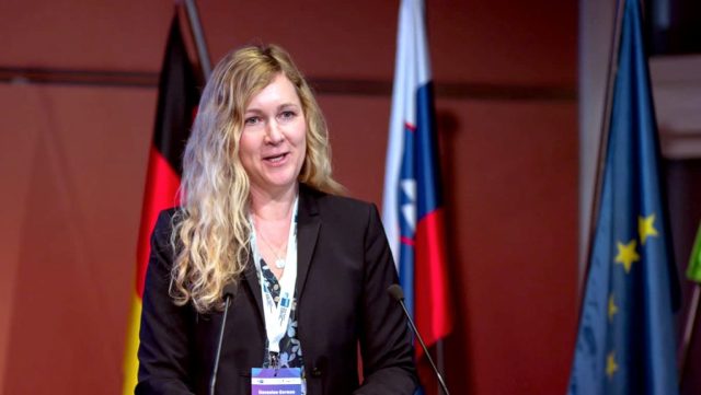 Natali Kauter smatra da se slučaj protiv Tačija i ostalih ne odnosi se na legitimitet OVK (Foto Fejsbuk@Deutsche Botschaft Ljubljana)